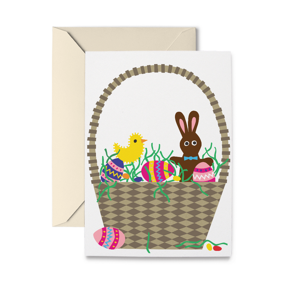 Easter Basket Greeting Card