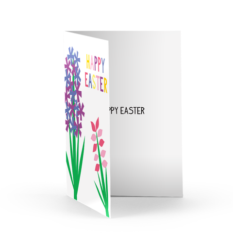 Easter Hyacinths Greeting Card