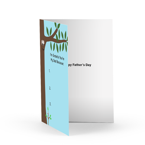 Father's Day Trees Greeting Card