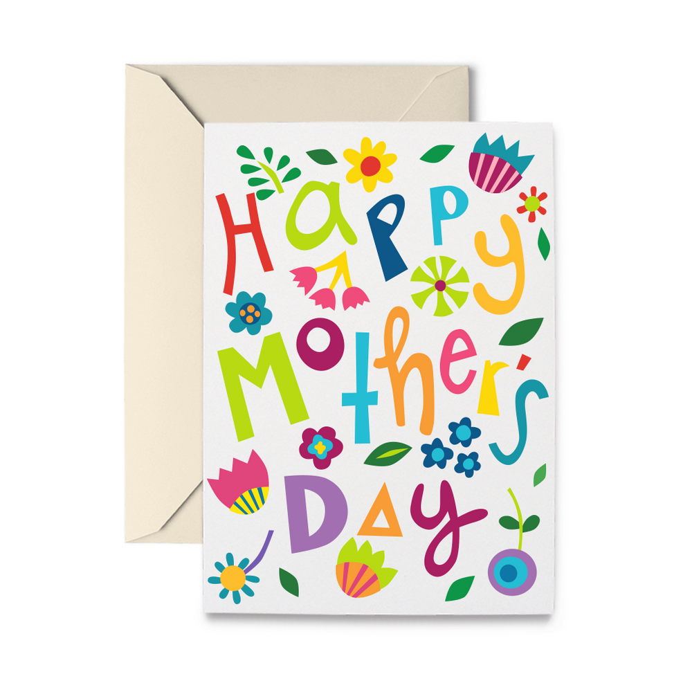 Festive Mother's Day Greeting Card