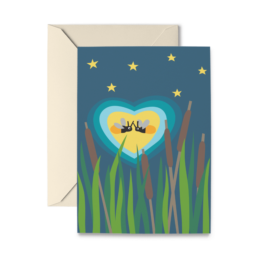 Firefly Love Greeting Card