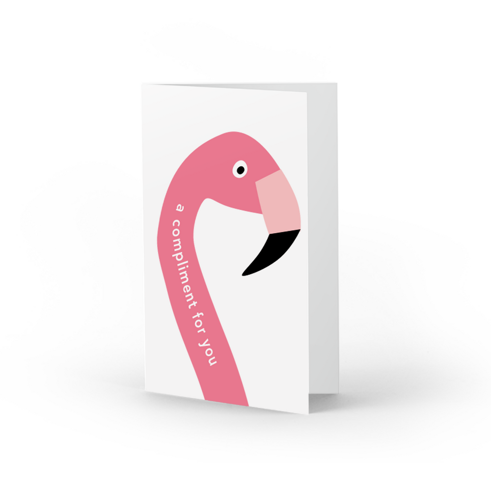 Flamingo Compliment Cards