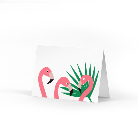 Flamingos Note Cards