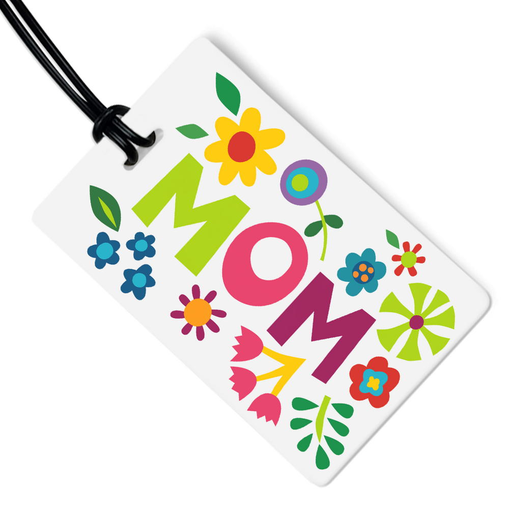 Floral Mom Luggage Tag
