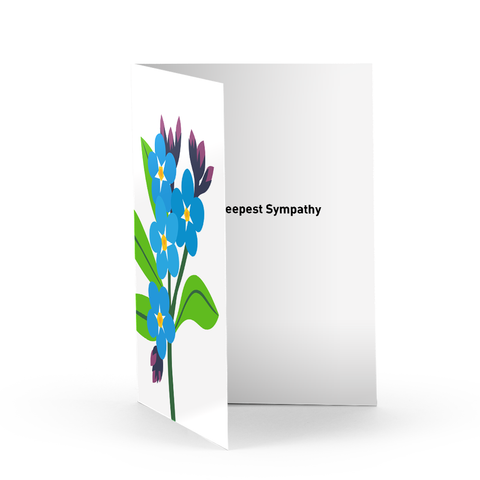 Forget-Me-Nots Greeting Card