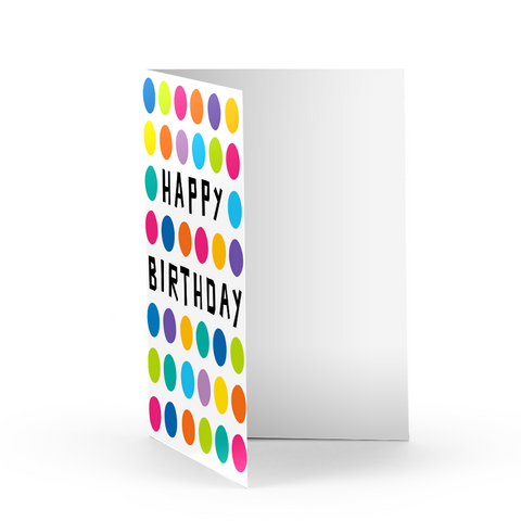 Birthday Dots Greeting Card