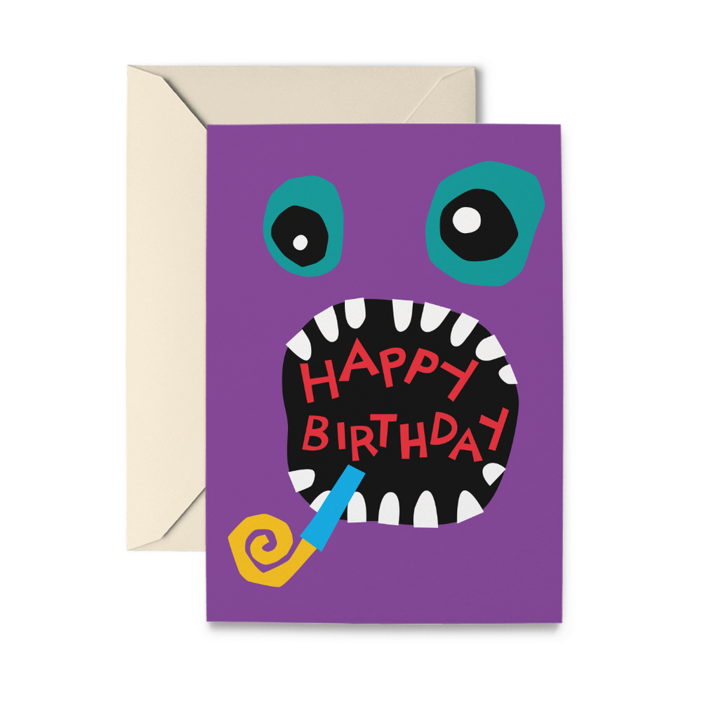 Birthday Monster Greeting Card