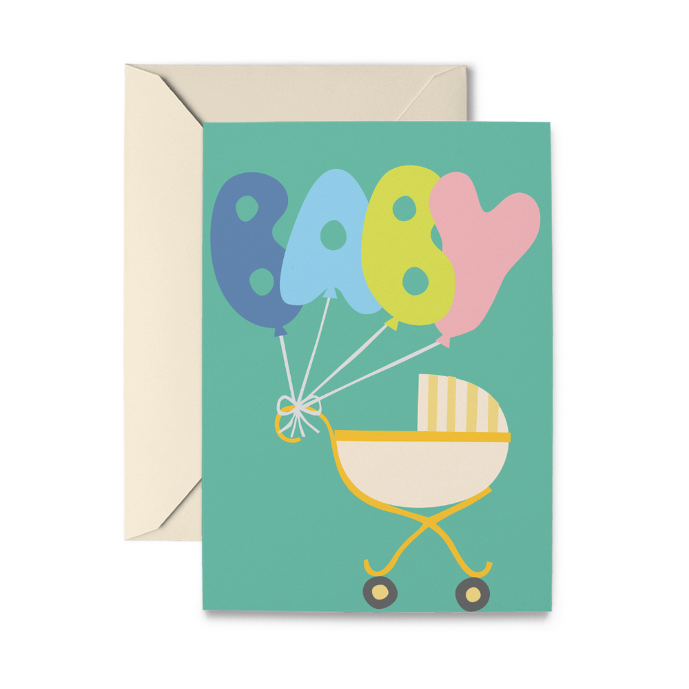 Baby Balloons Greeting Card