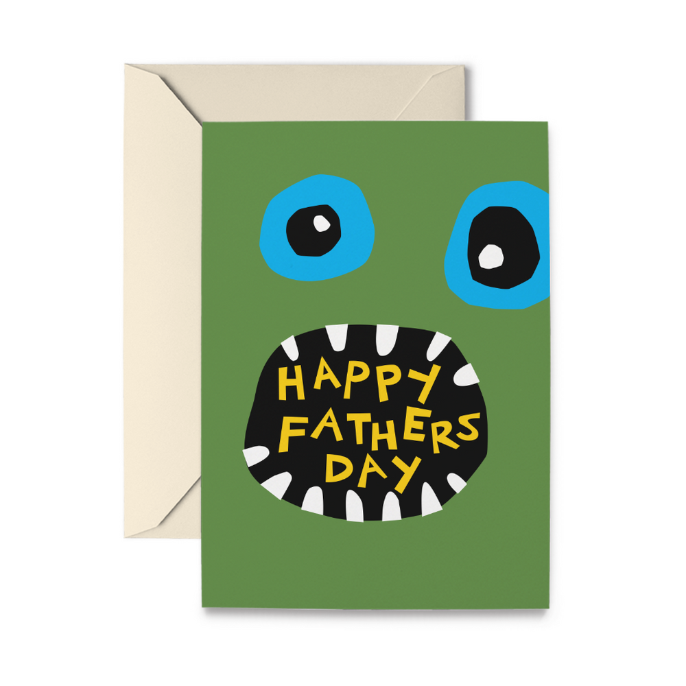 Father's Day Monster Greeting Card