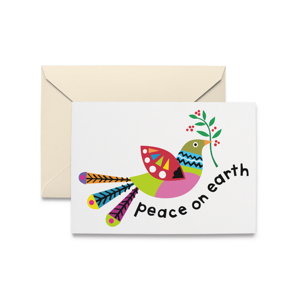 Peace Bird Holiday Cards