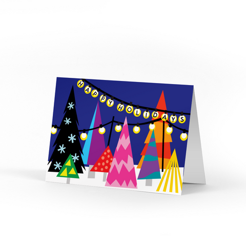 Happy Tree Lot Holiday Cards