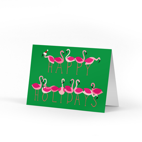 Holiday Flock Cards