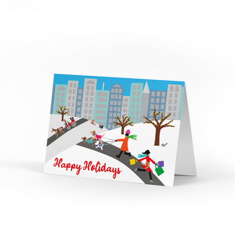 Holiday Central Park Cards