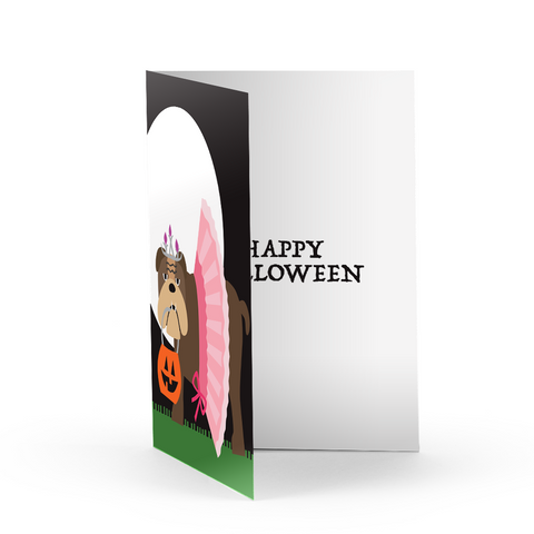 Halloween Doggie Greeting Card