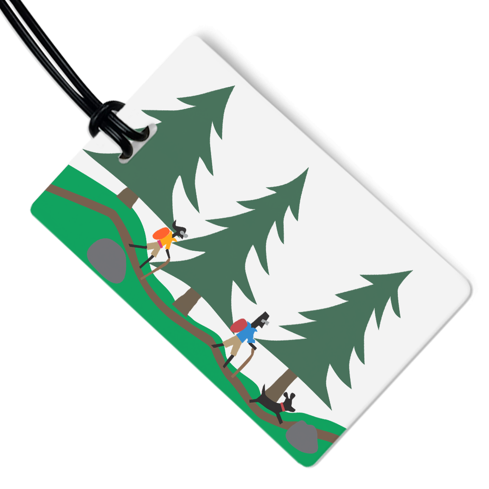 Hikers Luggage Tag