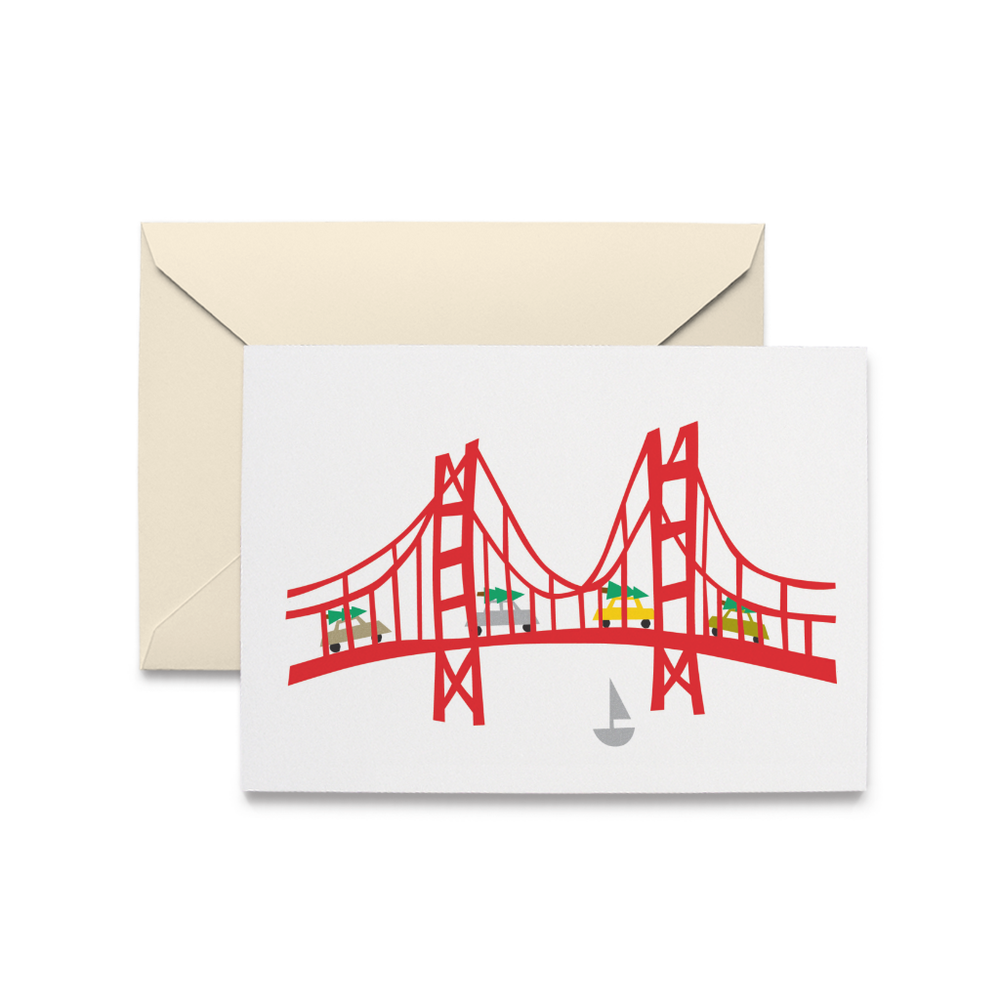 Holiday Golden Gate Bridge Cards