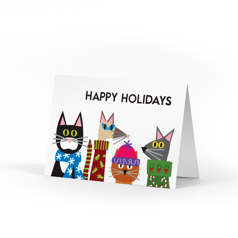 Holiday Kitties Holiday Cards