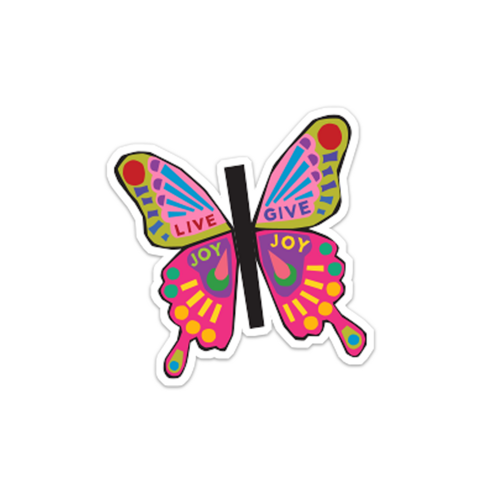 Live Joy Give Joy Butterfly Magnet