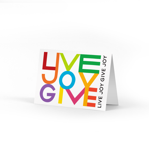 Live Joy Give Joy Note Cards