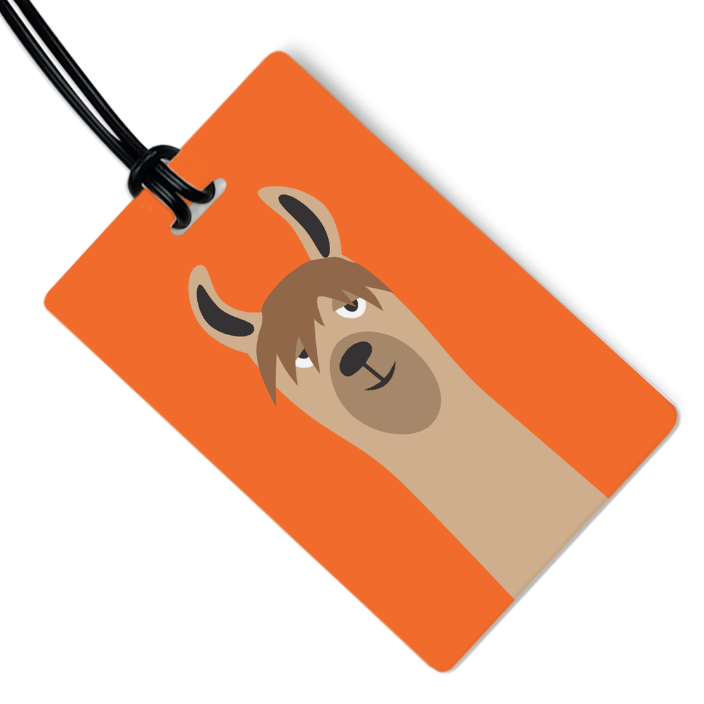 Llama Luggage Tag
