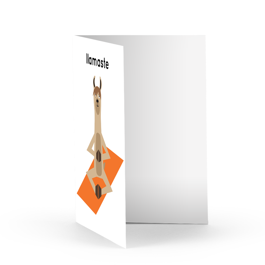 Llamaste Sign Llamaste Greeting Card – R. Nichols