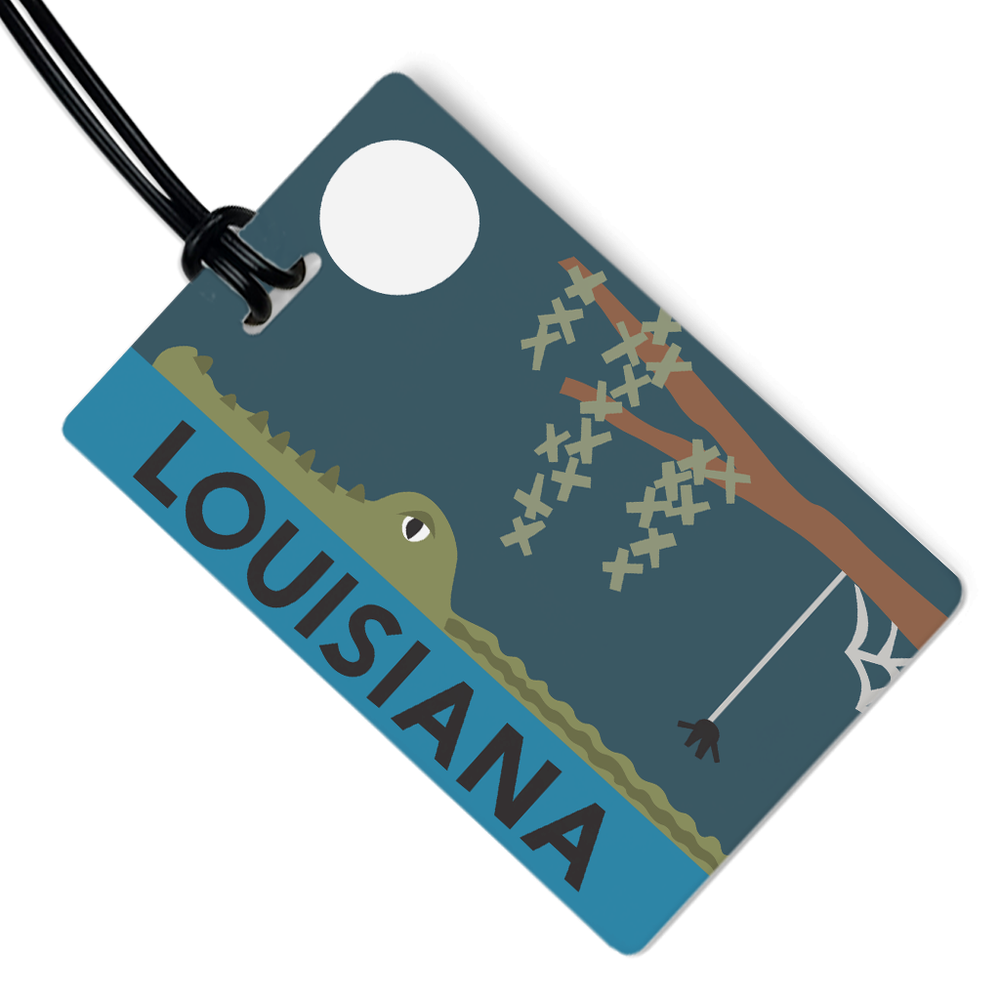 Louisiana Luggage Tag