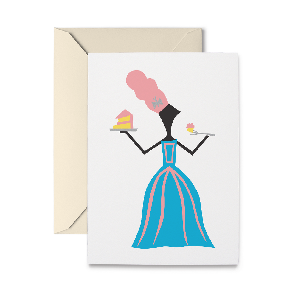Madame Cake Greeting Card