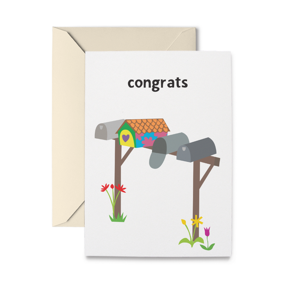 Mailboxes Greeting Card