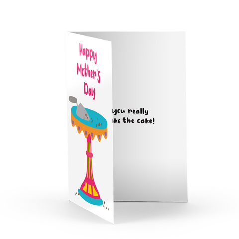 Mother's Day Cake Greeting Card