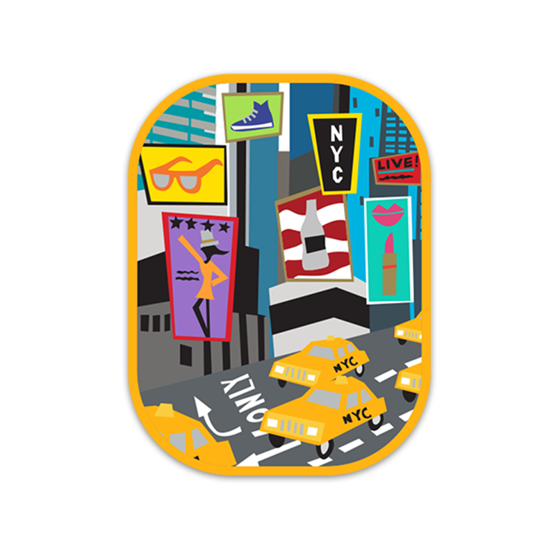 New York City Sticker R. Nichols