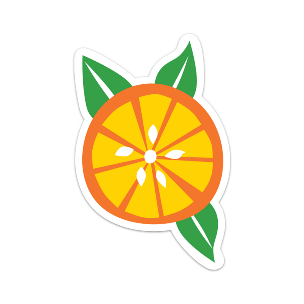 Orange Slice Sticker