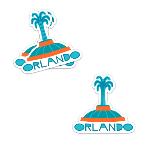 Orlando Fountain Sticker