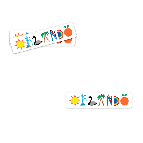 Orlando Icons Sticker