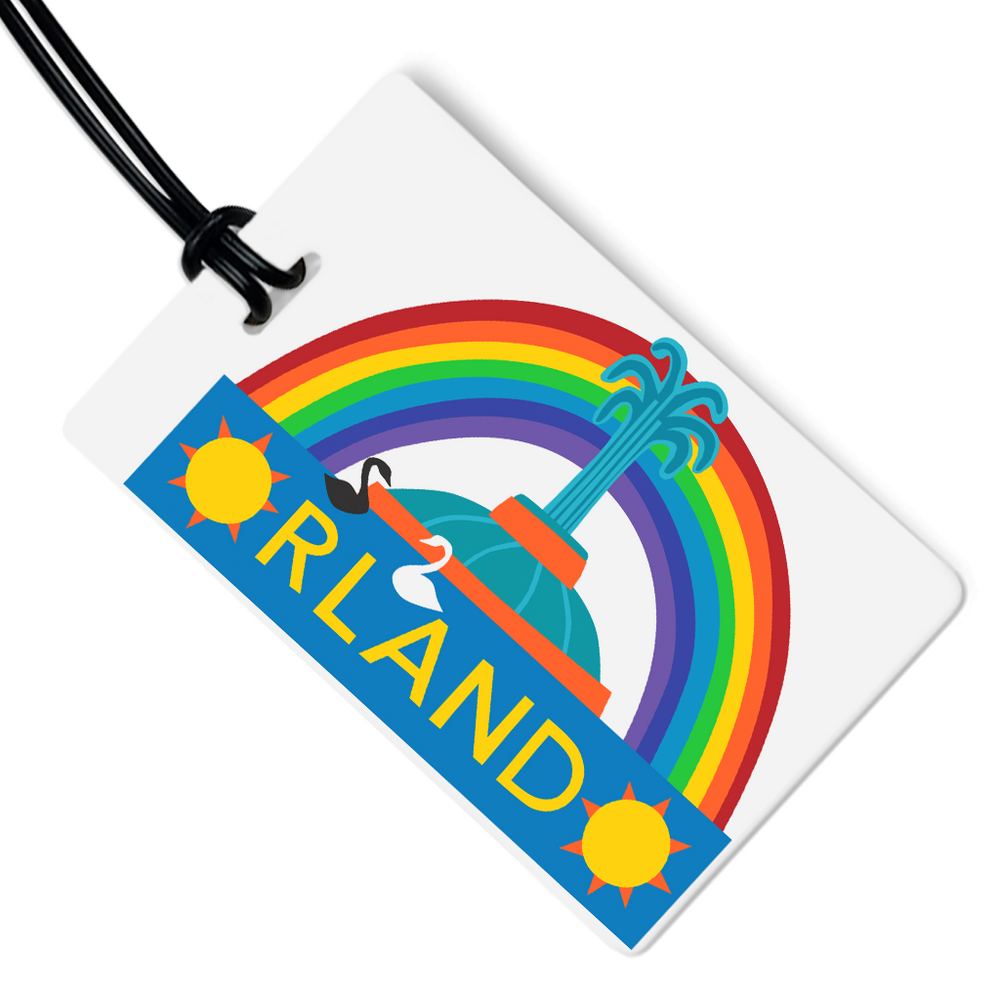 Orlando Rainbow Luggage Tag