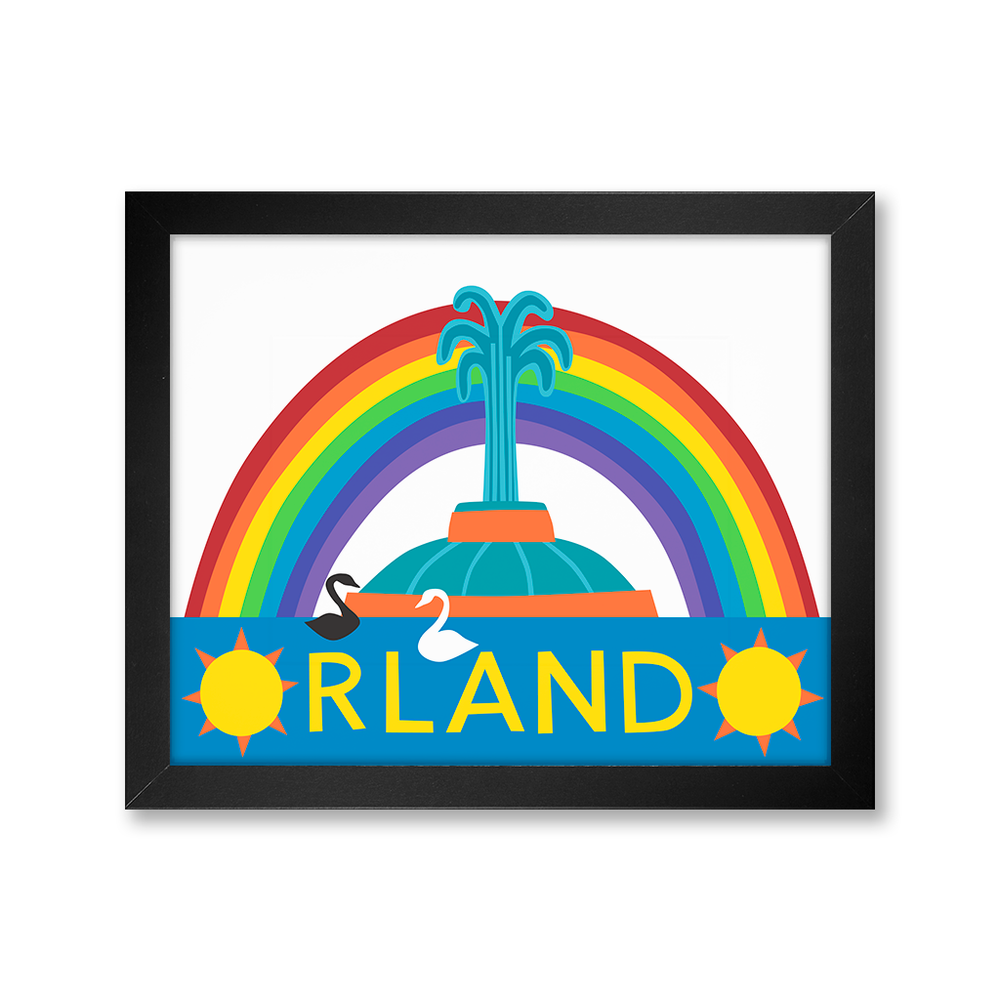 Orlando Rainbow Print