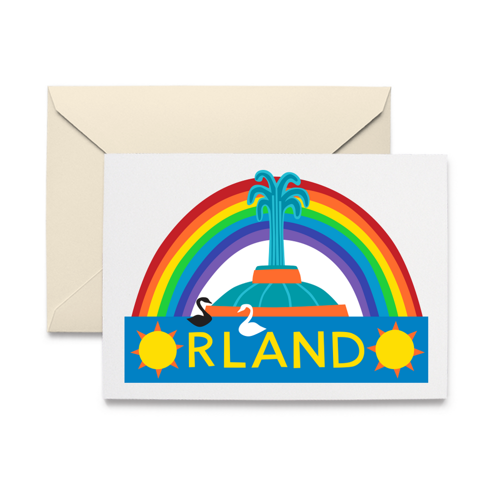 Orlando Rainbow Note Cards