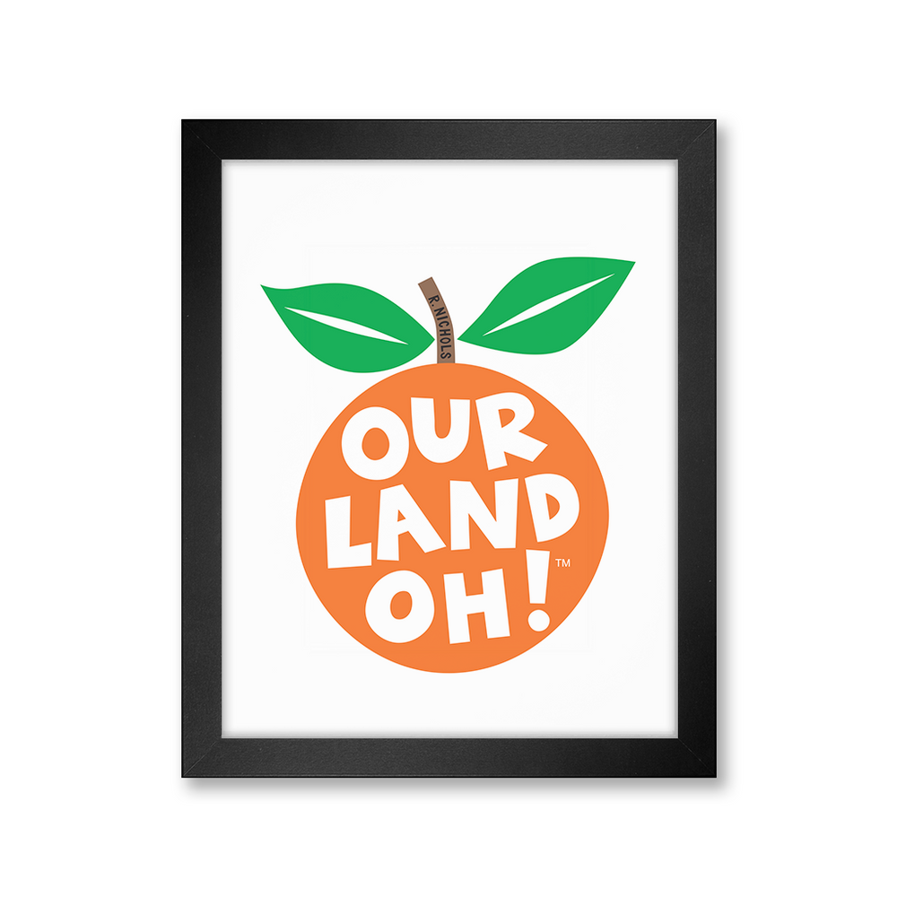 OurLandOh Orange Print