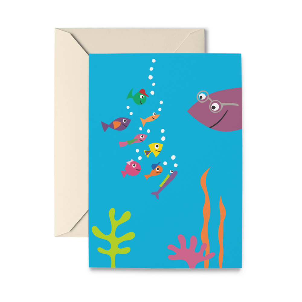 School of Fish Greeting Card