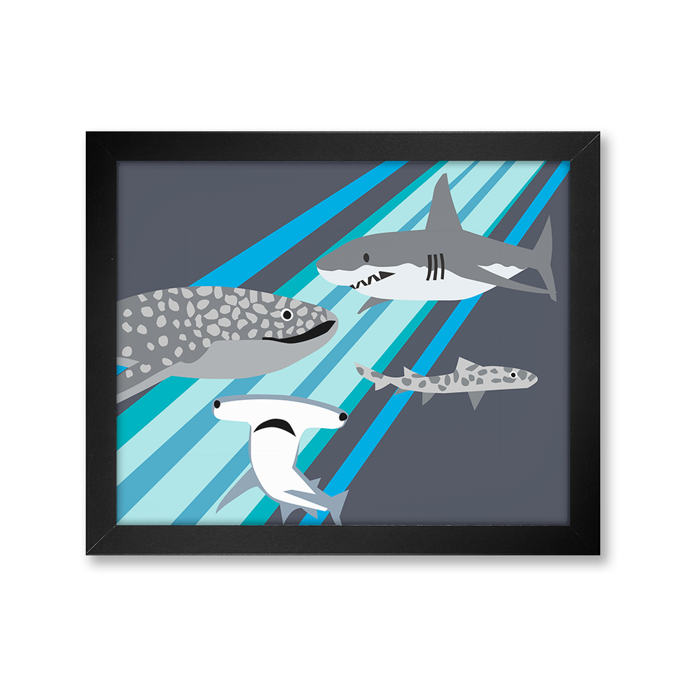 Sharks Print