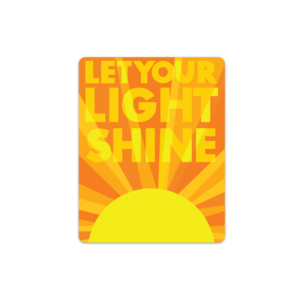 Shining Light Sticker