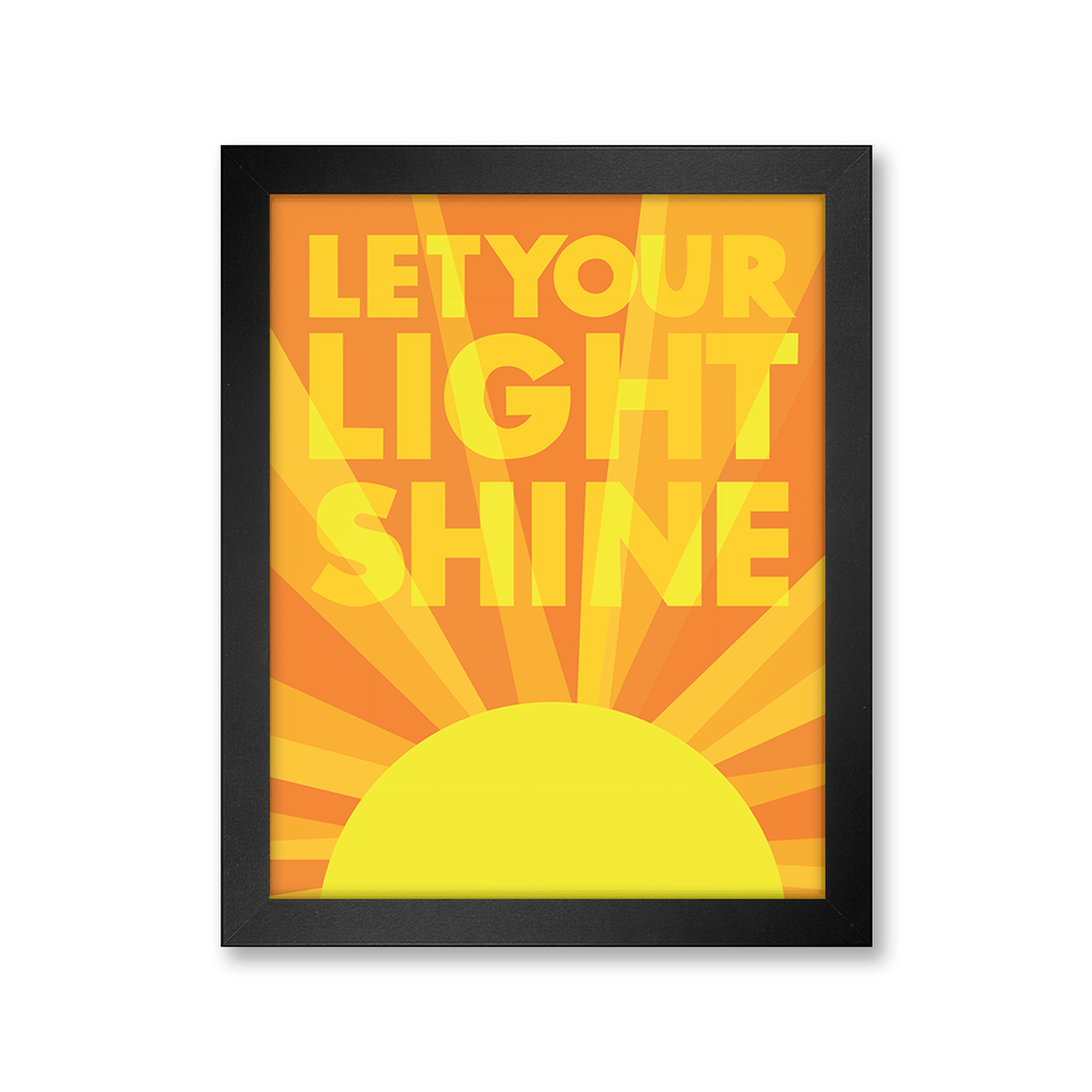 Shining Light Print