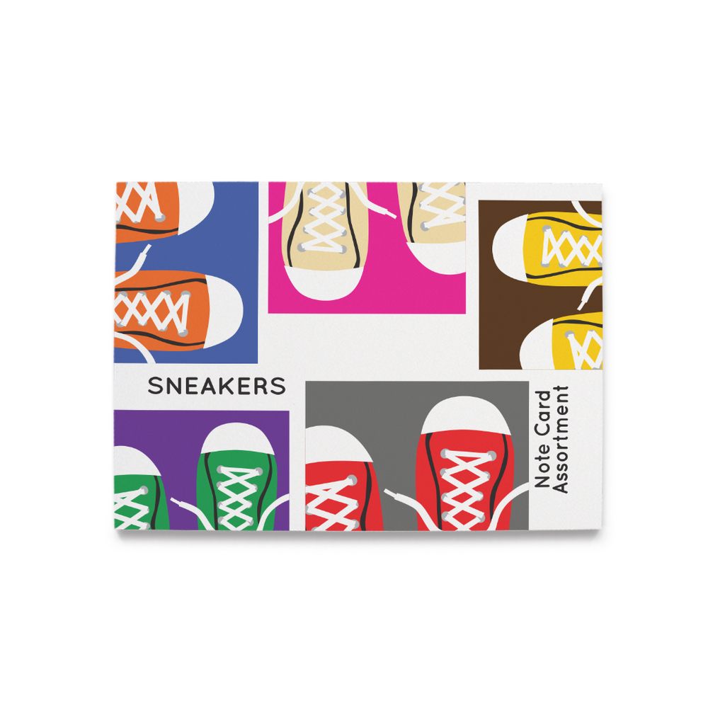 Sneakers Assortment Note Cards