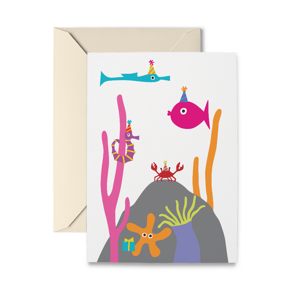 Undersea Birthday (Original) Greeting Card