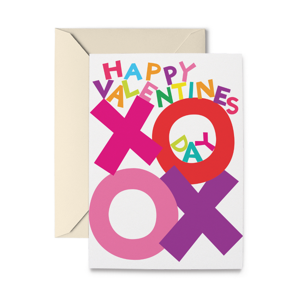 XOXO Valentine Greeting Card